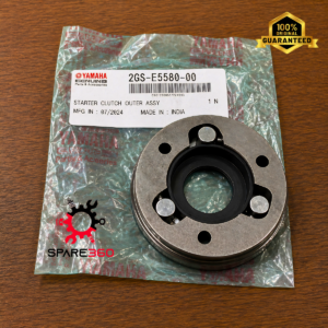 Starter Clutch Outer Assy for Yamaha FZS V1, FZS V2, FZS V3, FZS V4, Fazer V1, Fazer V2, R15 V3, R15 V4 ,R15M, MT15 V1, MT15 V2, Saluto 125 bike.