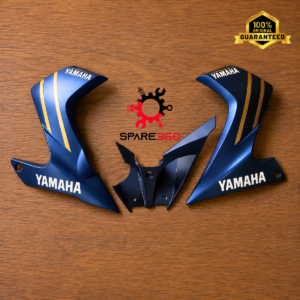 Engine Guard for Yamaha FZS V2 Armada Blue bike.